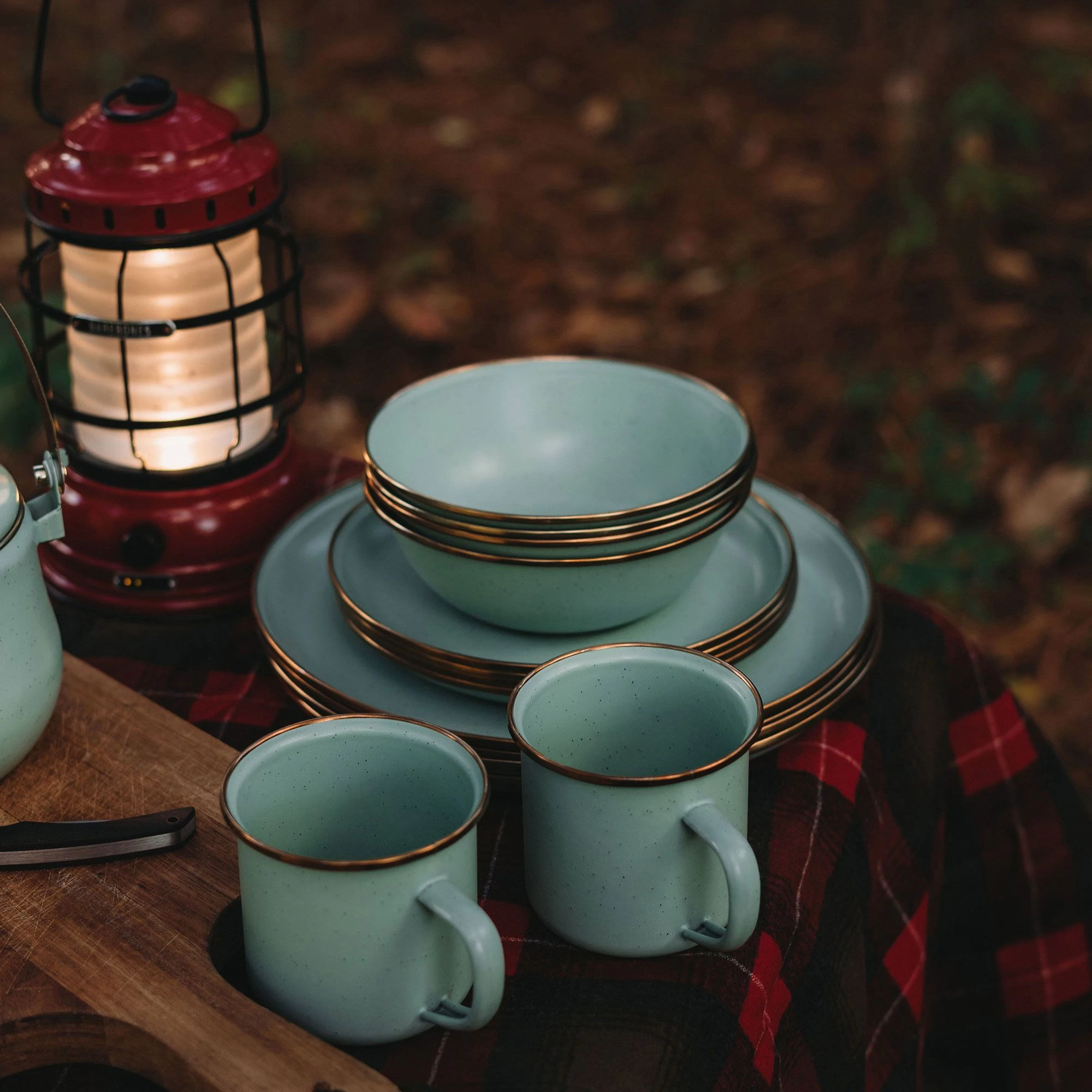 Barebones Emaille plat bord ø 280 mm mint 2-pack Barebones Emaille Plat Bord ø 280 Mm Mint 2-pack -dewitschijndel winkel 107144 300 03