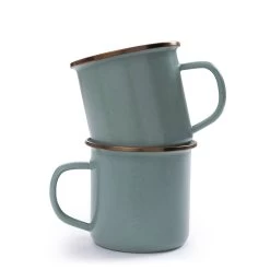 Barebones Emaille Mok 473 Ml Mint 2-pack