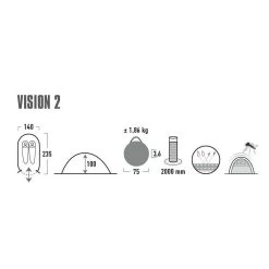 High PeakVision 2 Pop Up Tent -dewitschijndel winkel 111845 990 06