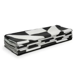 Safarica Safarimat Tenttapijt 270 X 200 Star Flower Black