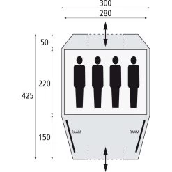 Safarica Kenia 300 Koepeltent 8 Safarica Kenia 300 Koepeltent -dewitschijndel winkel 112101 900 07 2