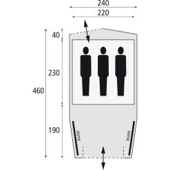 Safarica Cabana Reef 240 Tunneltent 5 Safarica Cabana Reef 240 Tunneltent -dewitschijndel winkel 112102 900 04 2
