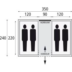 Bardani Amigo 350 Vis-a-vis Tent 5 Bardani Amigo 350 Vis-a-vis Tent -dewitschijndel winkel 112128 900 04 2