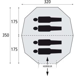 Bardani Taiga 320 RSTC Piramidetent -dewitschijndel winkel 112149 180 10
