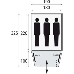 Safarica Kenia 190 TC Koepeltent 6 Safarica Kenia 190 TC Koepeltent -dewitschijndel winkel 112196 180 05 2