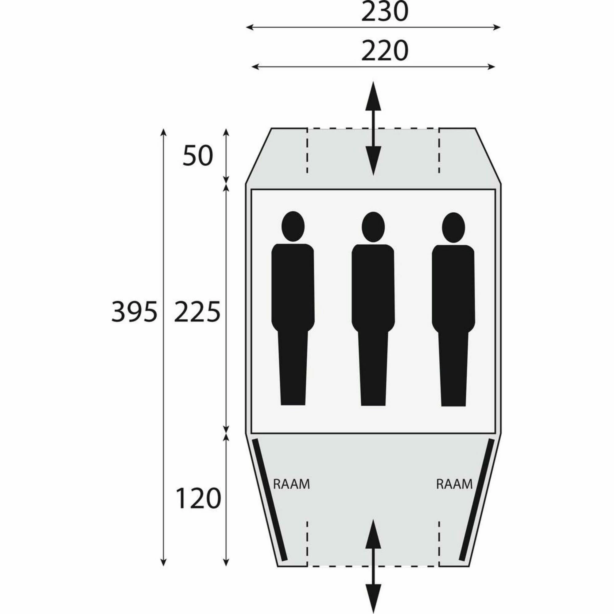 Safarica Kenia 230 TC koepeltent Safarica Kenia 230 TC Koepeltent -dewitschijndel winkel 112197 180 08 1