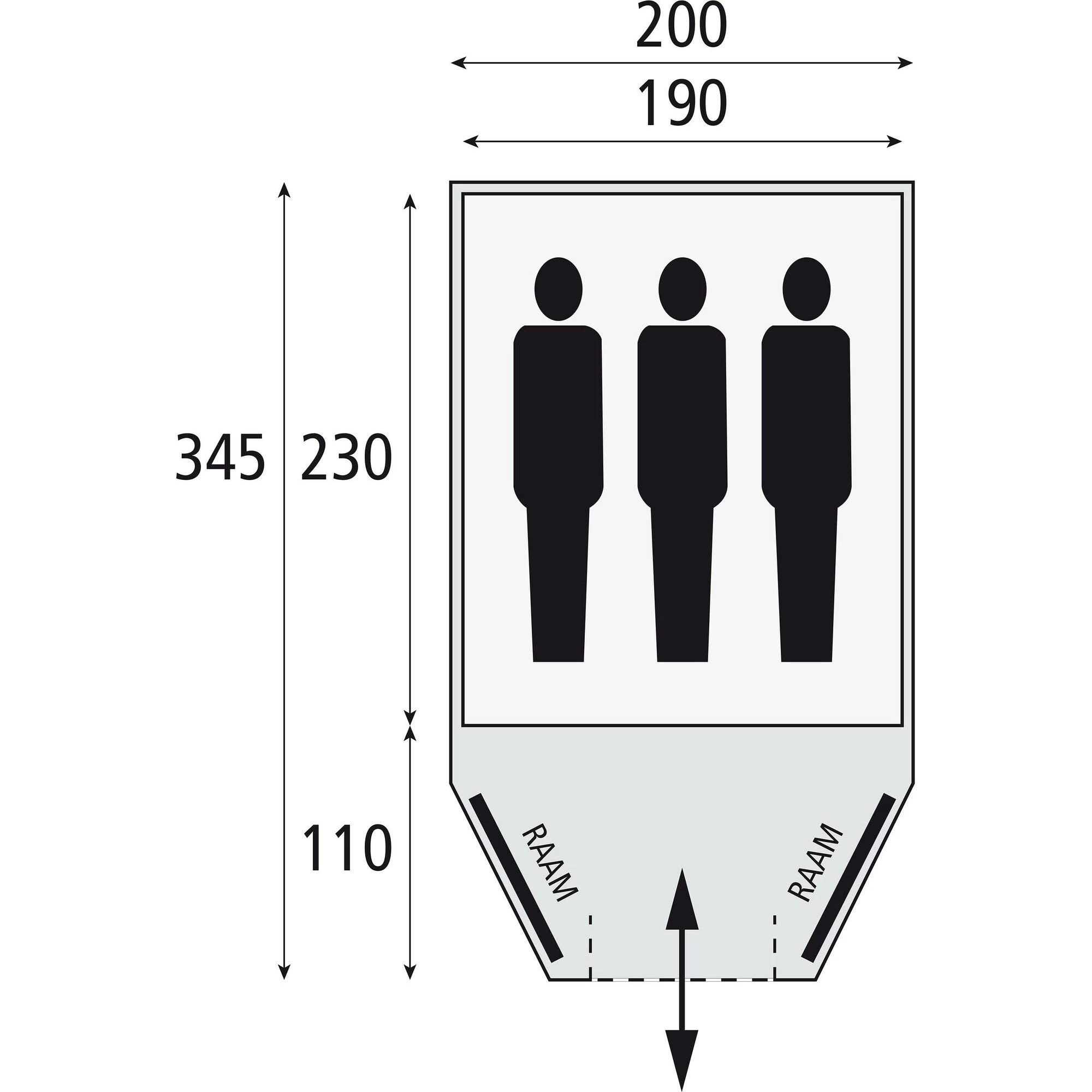Bardani Cortina 200 RSTC koepeltent Bardani Cortina 200 RSTC Koepeltent -dewitschijndel winkel 112216 180 06 1