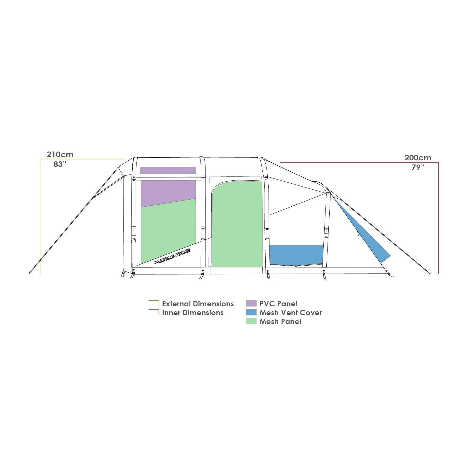 Zempire Evo TM V 2 opblaasbare tent 2022 Zempire Evo TM V 2 Opblaasbare Tent 2022 -dewitschijndel winkel 112388 300 09 1