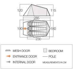 Vango Soul 300 Tunneltent 5 Vango Soul 300 Tunneltent -dewitschijndel winkel 112449 300 04 1