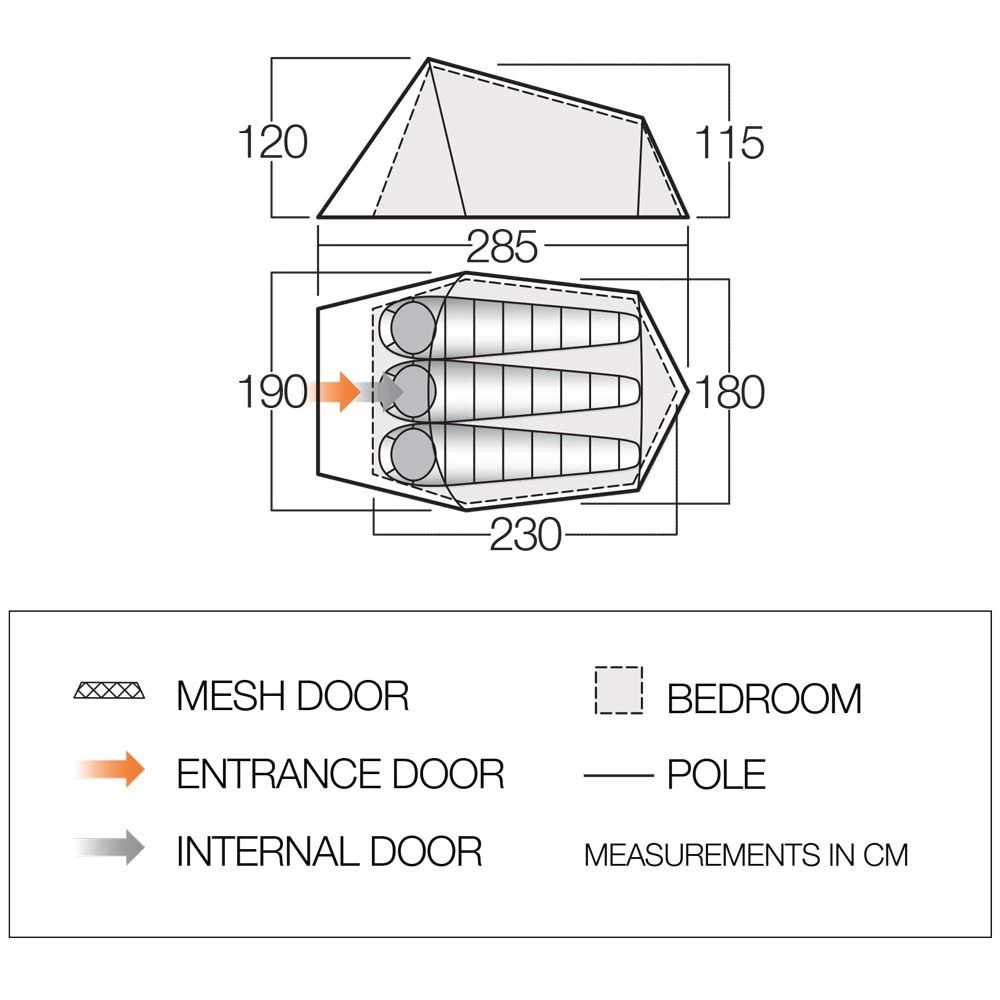 Vango Soul 300 tunneltent Vango Soul 300 Tunneltent -dewitschijndel winkel 112449 300 04 1