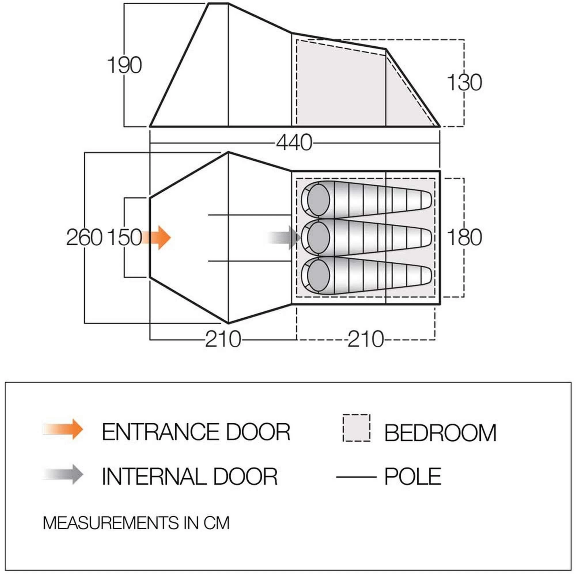 Vango Galaxy 300 lichtgewicht tunneltent pamir green Vango Galaxy 300 Lichtgewicht Tunneltent Pamir Green -dewitschijndel winkel 112455 300 03 1