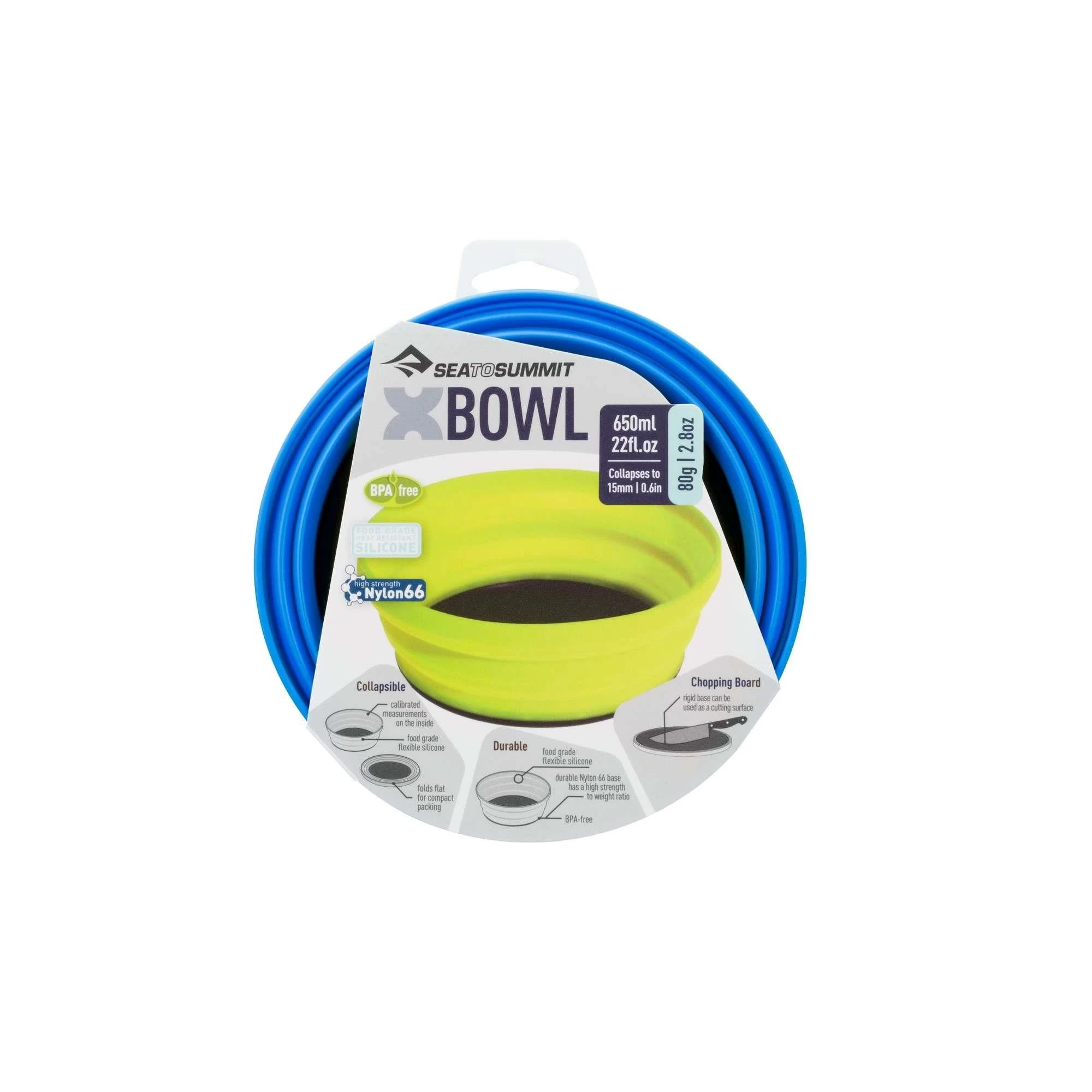 Sea To SummitX-bowl opvouwbare schaal 650 ml blue Sea To SummitX-bowl Opvouwbare Schaal 650 Ml Blue -dewitschijndel winkel 114888 200 04 1