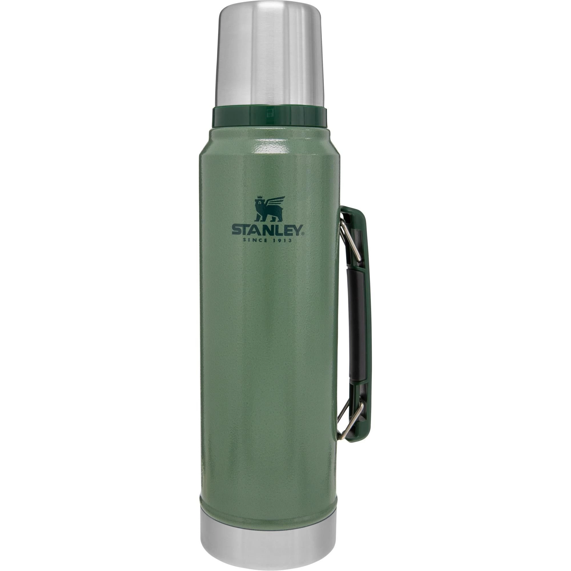 Stanley PMIClassic Vacuüm thermosfles 1 liter hammertone green Stanley PMIClassic Vacuüm Thermosfles 1 Liter Hammertone Green -dewitschijndel winkel 115040 300 01 1