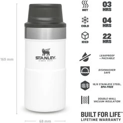 Stanley PMIClassic Trigger-Action Thermosbeker 250 Ml Polar 4 Stanley PMIClassic Trigger-Action Thermosbeker 250 Ml Polar -dewitschijndel winkel 115052 100 03