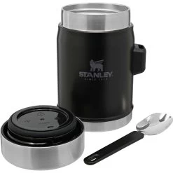 Stanley PMIClassic Legendary + Spork Lunchbeker 400 Ml Matte Black Pebble 3 Stanley PMIClassic Legendary + Spork Lunchbeker 400 Ml Matte Black Pebble -dewitschijndel winkel 115069 990 02