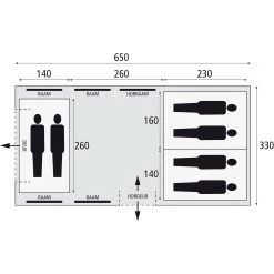Bardani Porto Grande 650 RSTC Tunneltent -dewitschijndel winkel 125578 000 13 1