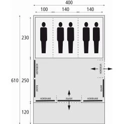 Bardani Spitfire 400 XL RSTC Tunneltent 8 Bardani Spitfire 400 XL RSTC Tunneltent -dewitschijndel winkel 125583 000 07