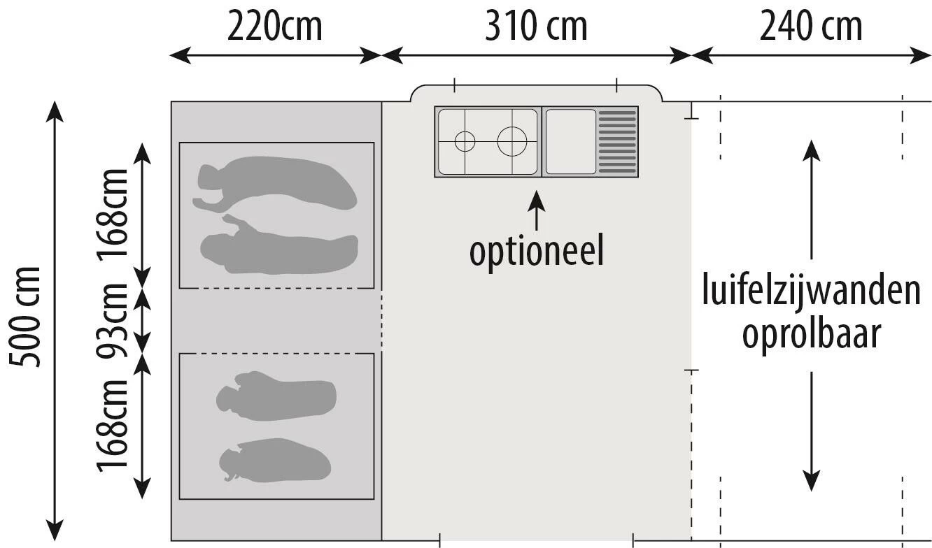 Europa CamperSunrider XL Deluxe vouwwagen 2023 Europa CamperSunrider XL Deluxe Vouwwagen 2023 -dewitschijndel winkel 132323 000 13 1