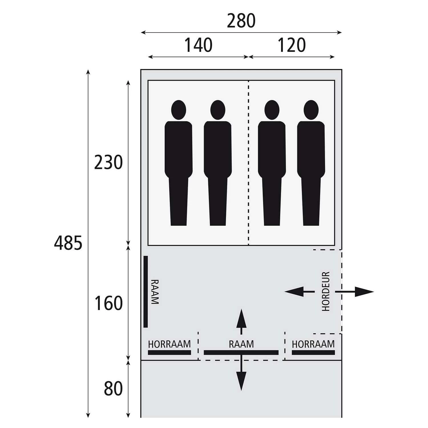 Bardani Spitfire 280 RSTC tunneltent 2023 Bardani Spitfire 280 RSTC Tunneltent 2023 -dewitschijndel winkel 139627 180 08 7