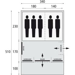 Bardani Spitfire 340 RSTC Tunneltent 2023 8 Bardani Spitfire 340 RSTC Tunneltent 2023 -dewitschijndel winkel 139628 180 07 1
