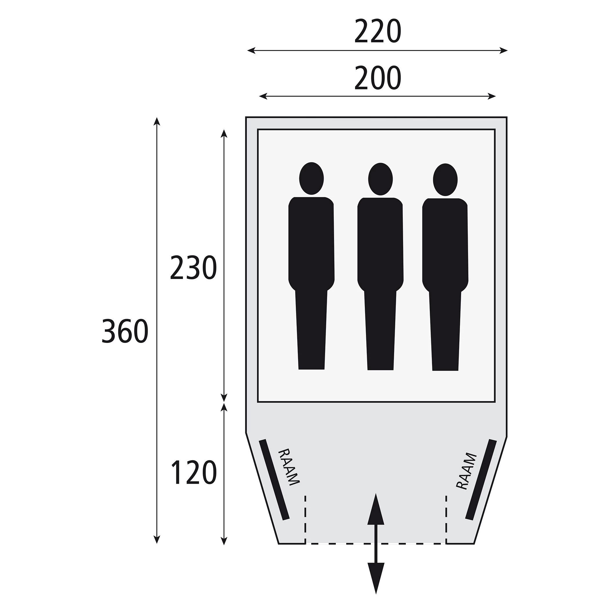 Bardani Stelvio 220 koepeltent 2023 Bardani Stelvio 220 Koepeltent 2023 -dewitschijndel winkel 139681 000 07