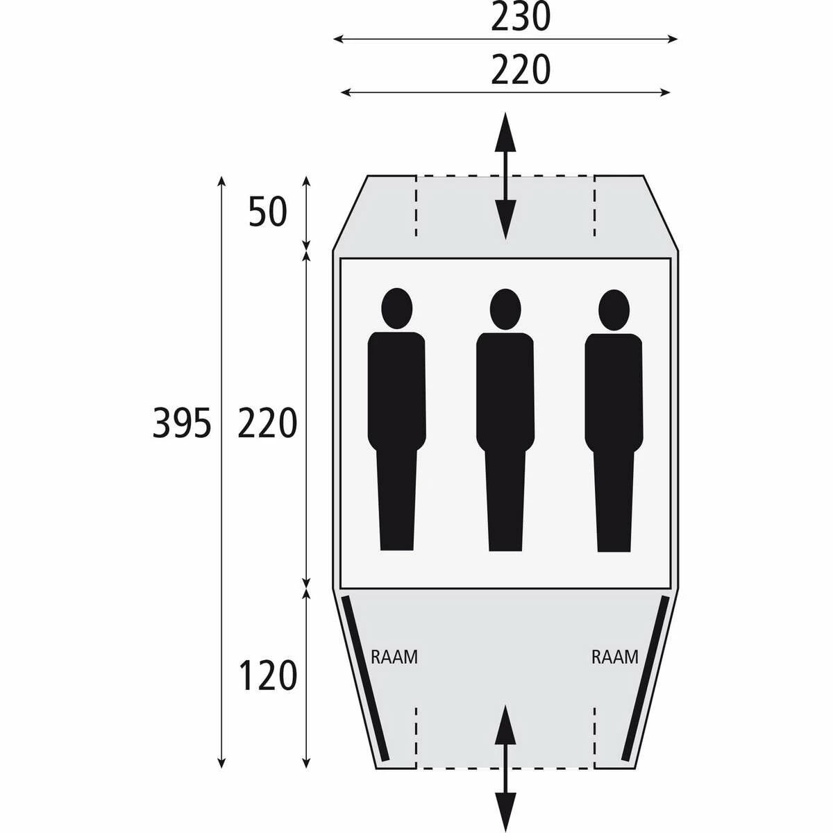 Safarica Kenia 230 koepeltent Safarica Kenia 230 Koepeltent -dewitschijndel winkel 139683 900 02