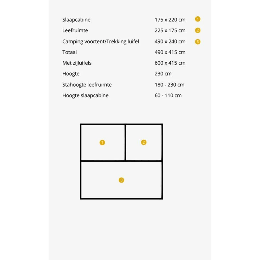 Campooz Sleepy Joe Trekking vouwwagen met luifel Campooz Sleepy Joe Trekking Vouwwagen Met Luifel -dewitschijndel winkel 140063 000 05 141