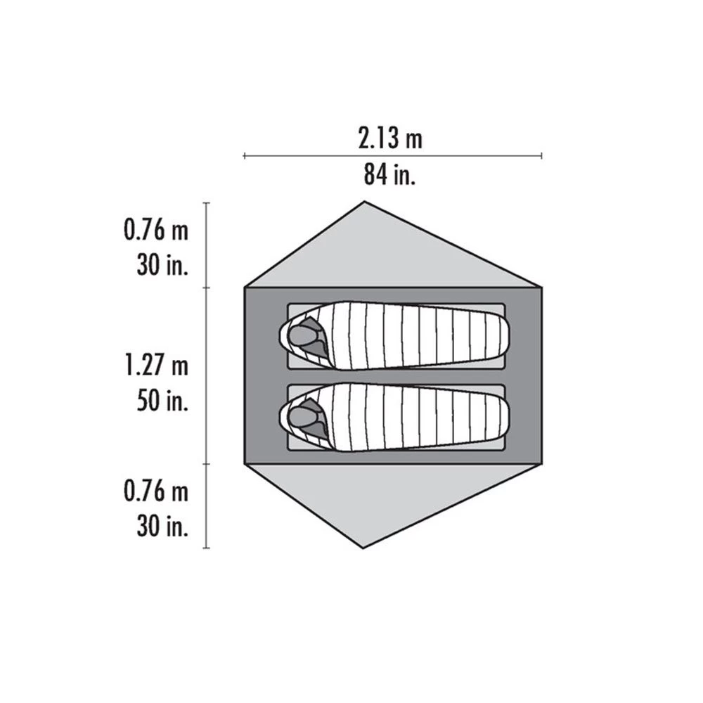MSR Freelite 2 lichtgewicht tent groen MSR Freelite 2 Lichtgewicht Tent Groen -dewitschijndel winkel 147641 300 09