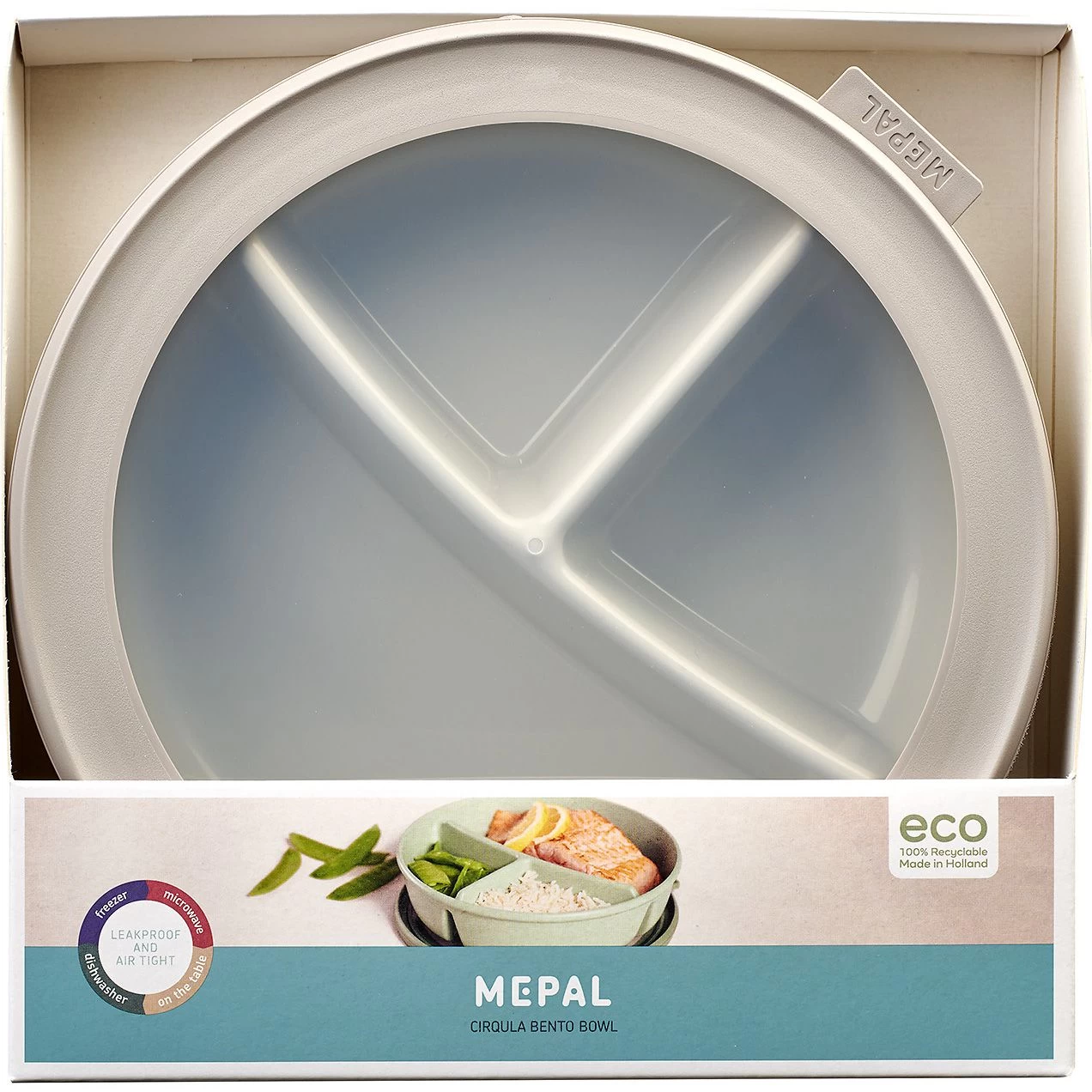 Mepal Cirqula Bento multikom rond 1 liter nordic white Mepal Cirqula Bento Multikom Rond 1 Liter Nordic White -dewitschijndel winkel 149895 100 02